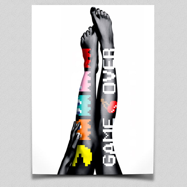 8-BIT LEGS - Limited Edition Art Print
