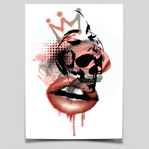 Royal Chaos BLUSH - Limited Edition Art Print